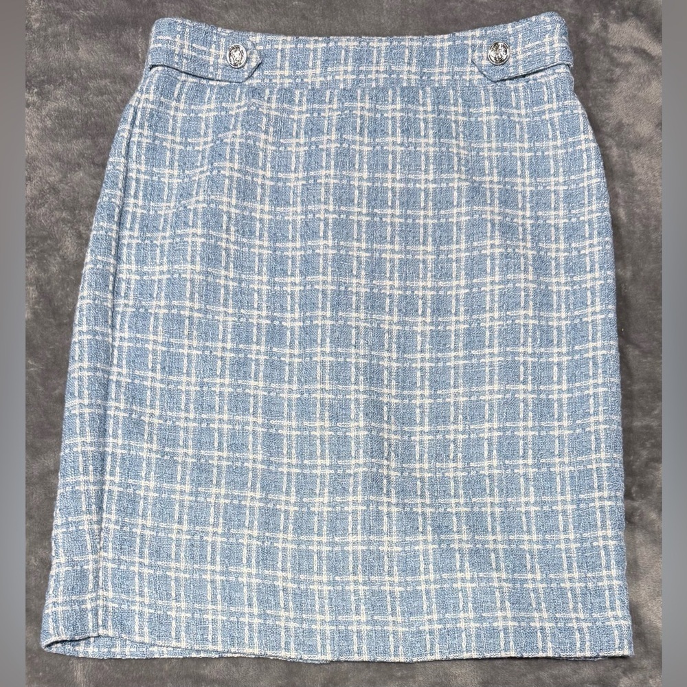 NWT Ann Taylor Lined Tweed Pencil Skirt